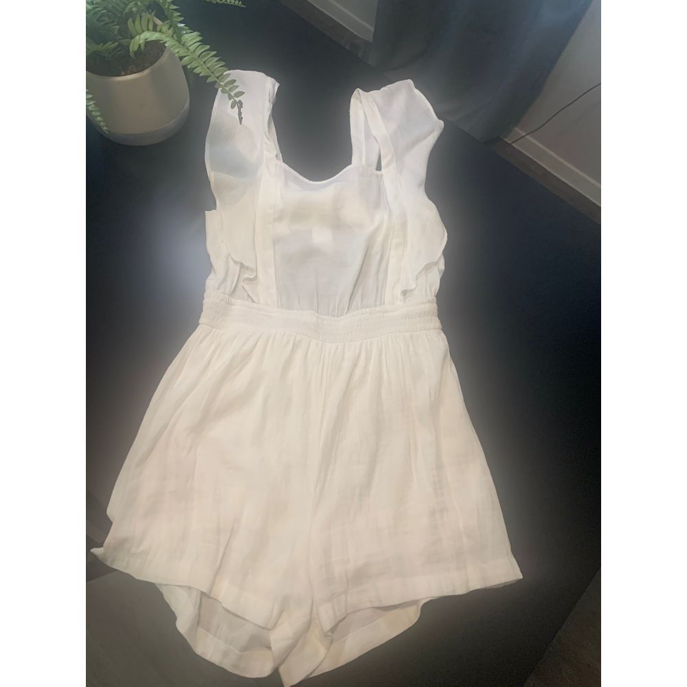 White Haute Monde Size S Romper